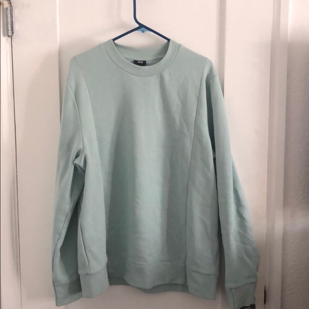 Light blue crew neck
